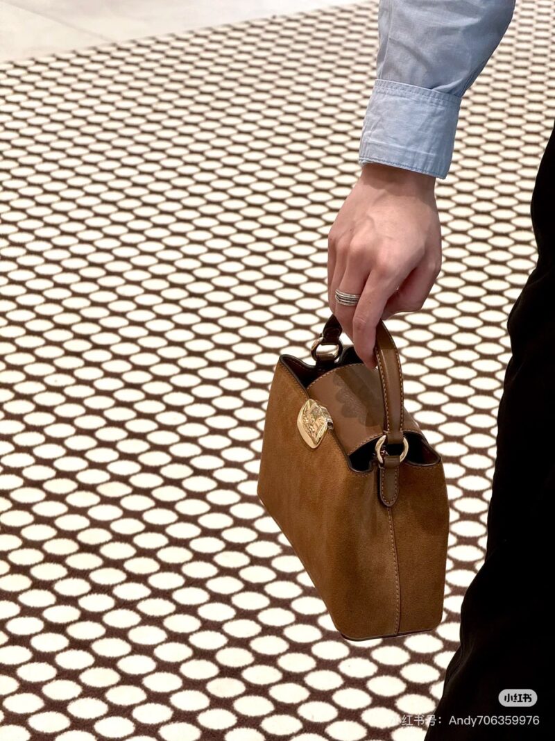 Coach's new frosted leather handbag