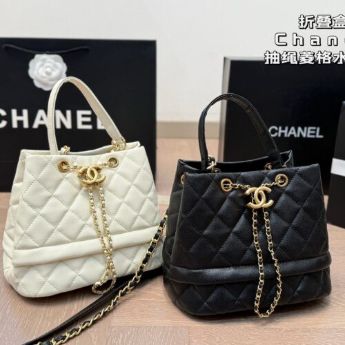 Counter gift box packaging
Chanel Chanel
Drawstring bucket bag, comfortable and classic
Show fashion while being more charming
Durable yet modern fashion
The daily preferred choice for elegant women
Size 20 16