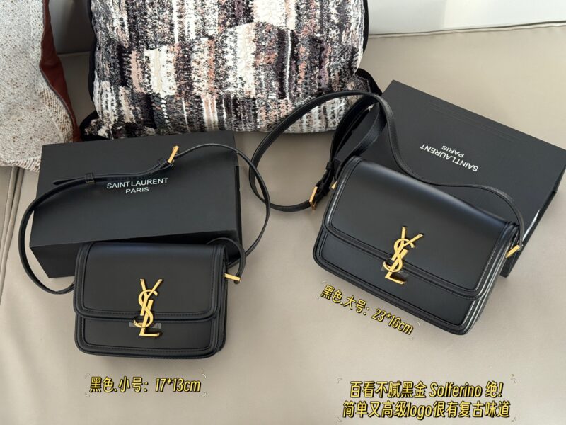 08e24b8823.jpg 225 230 box upgrade version
Size: 17 * 13cm (small)
23 * 16cm (large)
ysl Solferino
Original factory fine toothpick patterned Box cowhide,
The hand feel and flexibility of the leather surface are both very good!
The newly designed "L" letter is spli...