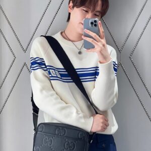Gucci embossed leather camera