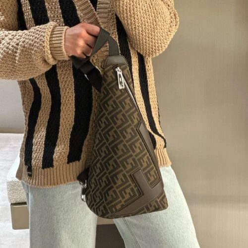 Fendi Old Flower Chest Bag