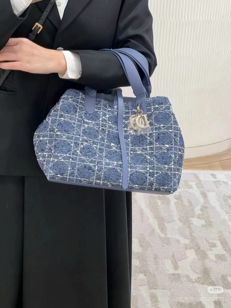 Dior new coarse woolen toujours bag, 25 new bags # Dior new