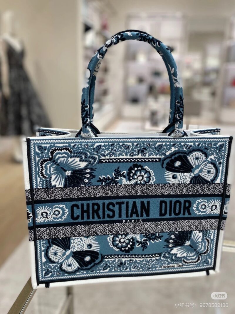 135ede0e88.jpg Dior Butterfly Blue Tote