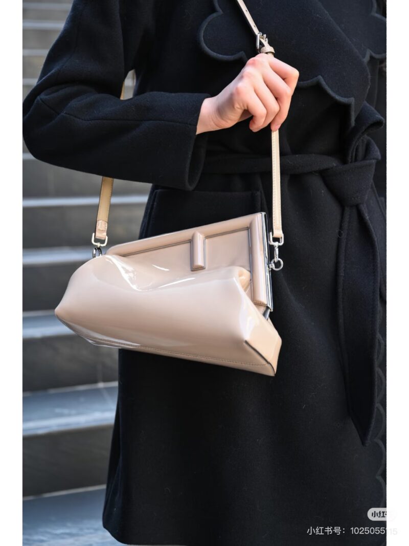 Fendi shiny leather