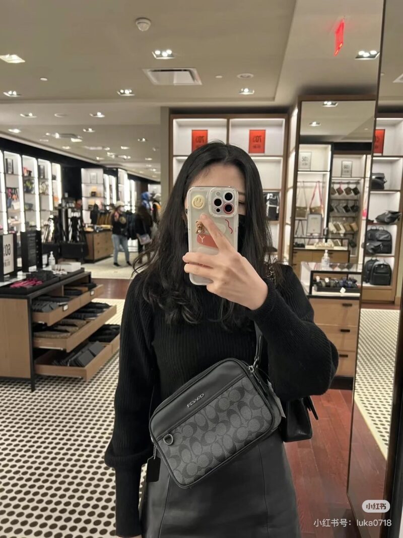 Coach Double Zipper Camera Bag
