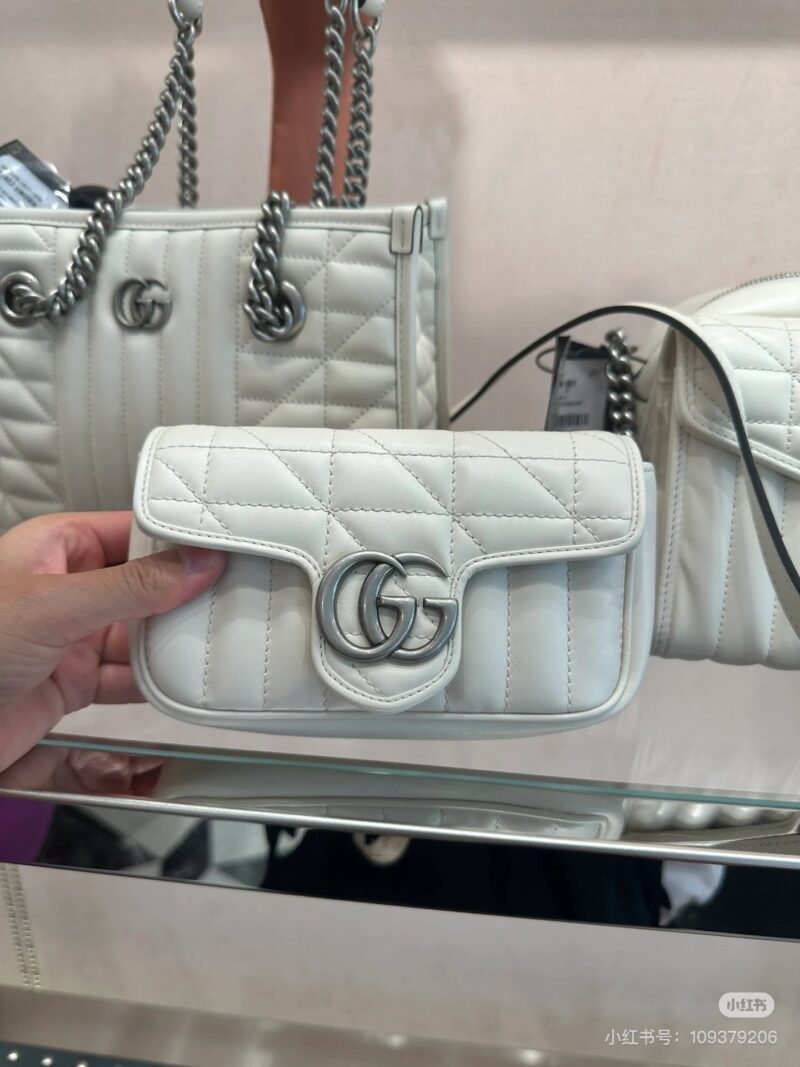 Gucci Mamon Silver Buckle