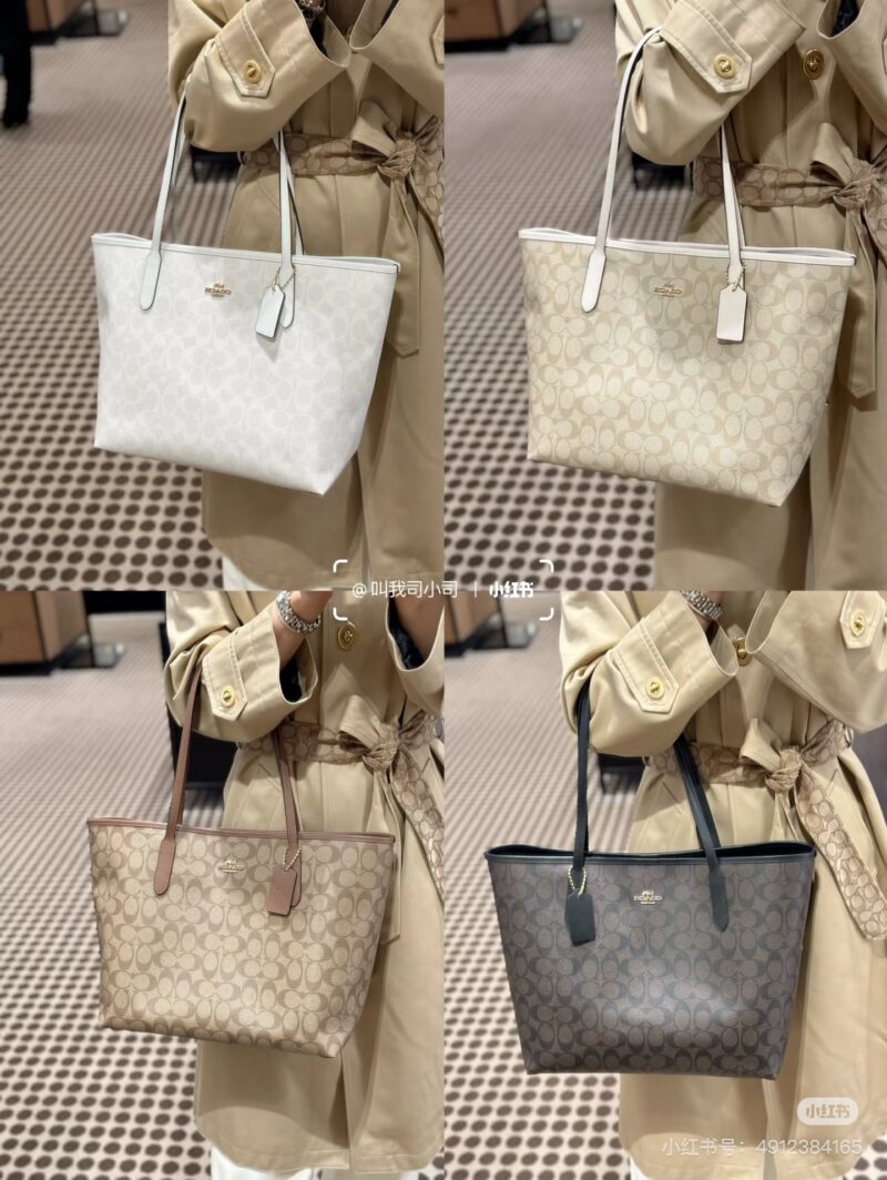 1de04cb4b8.jpg Coach's latest version of buckle tote bag! Bag with concealed logo
Simplicity and luxury brands are timeless for ten thousand years! The texture and details are all amazing! Practical, convenient, and versatile. #Coach Tote Bag # Coach