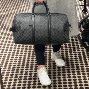 Coach Travel Black Flower