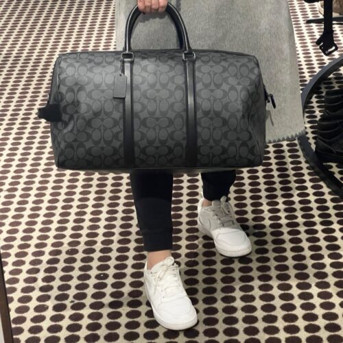 Coach Travel Black Flower