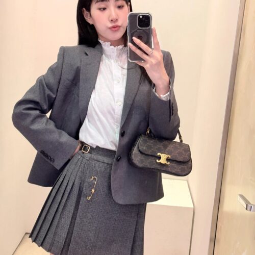 Celine Triumphal Arch Old Flower Handbag Shoulder Bag