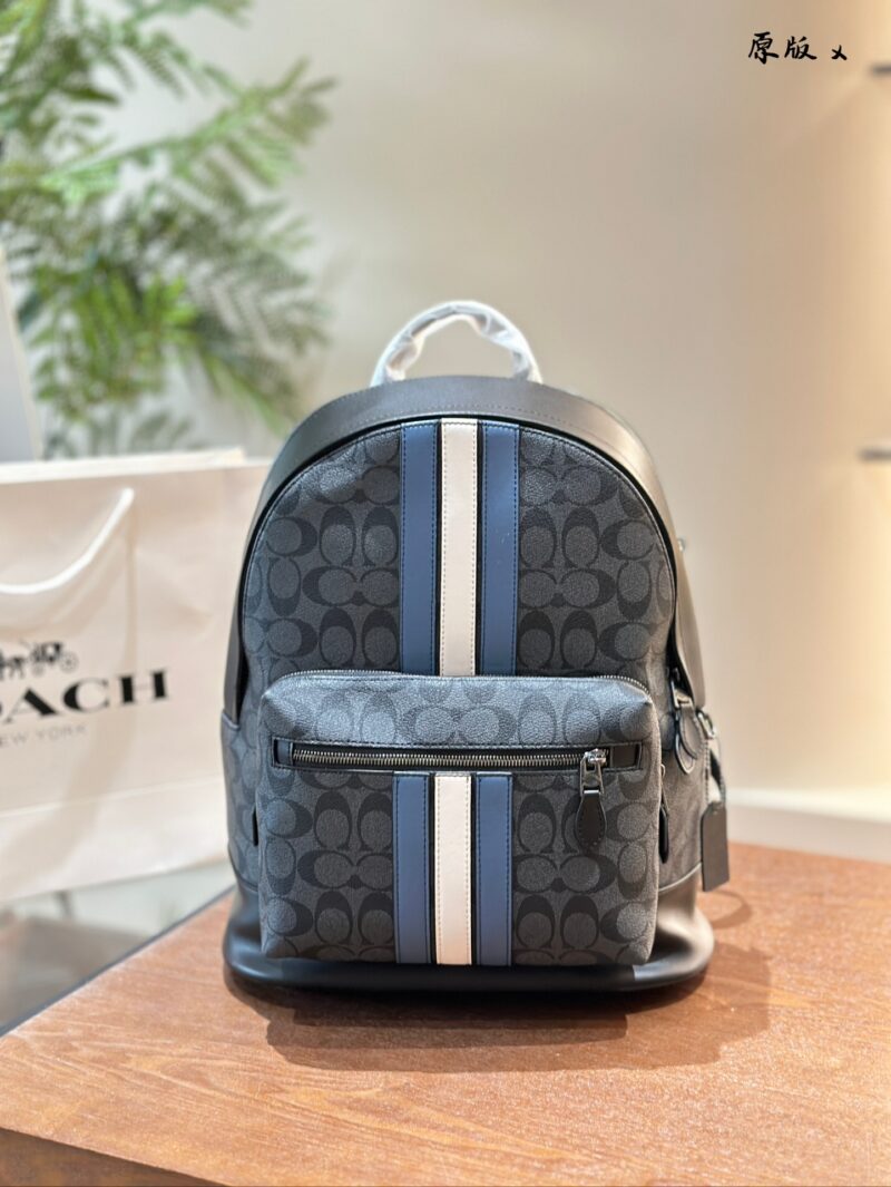 [Men's Shoulder Back] p320
Coach men's large backpack, stylish and upscale, with a size of approximately 32 * 42 * 16cm, featuring a classic logo design and a separate computer compartment for shopping Handsome back to work, hurry up and send off you...