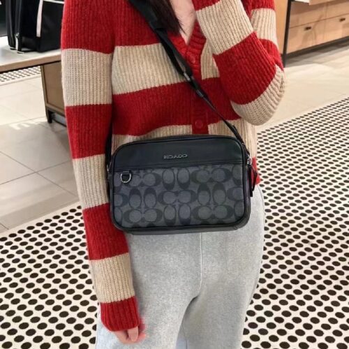 Coach Double Zipper Camera Bag