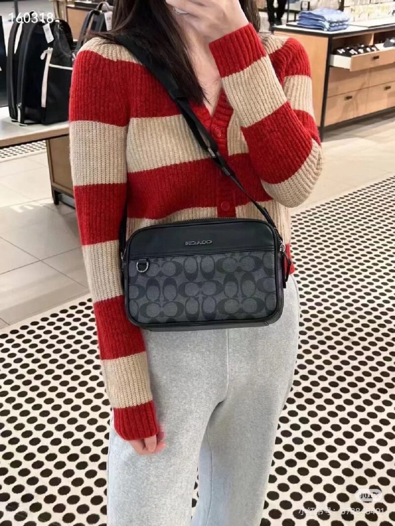 Coach Double Zipper Camera Bag