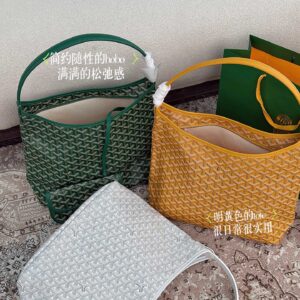205 unboxed upgraded version
size：32*25cm
Goya's New Hobo Underarm Bag/Spring Yellow and Green!
Leather/leather/workmanship have all been upgraded!
From beginning to end, everything was booked by customers!
Hobo is perfect for commuting!
Search for...