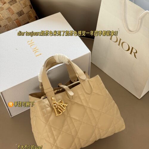 300 310 box upgraded version again
Size: 23x15cm (small size)
28 * 21cm (large size)
D's super popular Toujours shopping bag
I personally think the bag design is really durable!
I can't refuse anything gentle in beige color!
No big, no small!