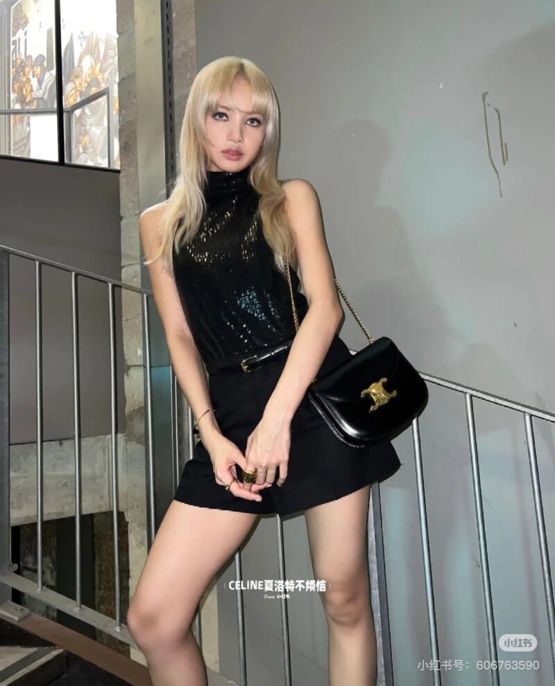 Celine chain saddle bag