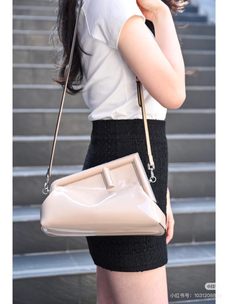 Fendi shiny leather