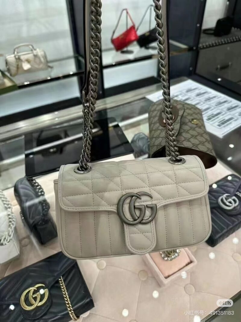 Gucci Mamon Silver Buckle