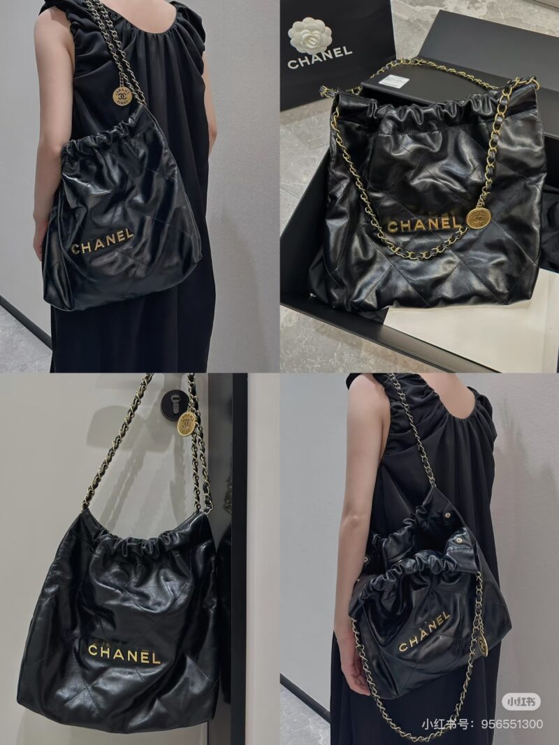 5e0e05a322.jpg Chanel garbage bag is one of the must-have items for Grandma Xiang