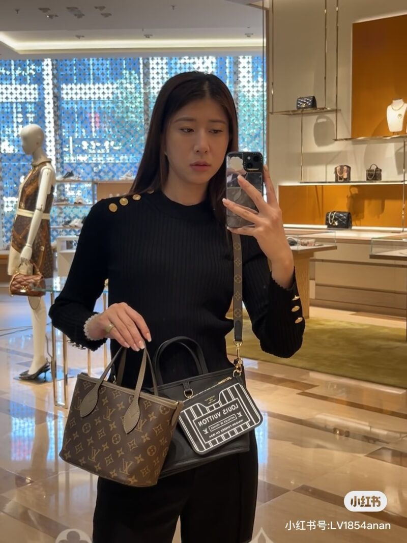 Double sided mini tote