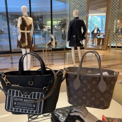 Double sided mini tote