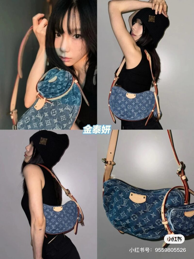 [Spring Light Dressing] Denim Charm
[Croissant MM Pea Bag] The 2024 early spring denim series has made a hot debut, and one of the highlights of the two-piece set is the addition of a small coin purse, which can also be used as an extra pocket.
Monog...