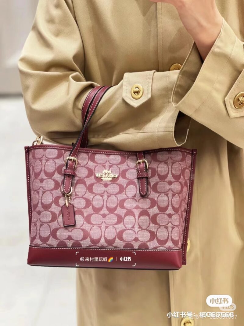 Coach Basket of Red Flowers