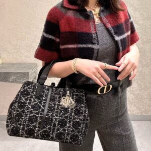 Dior new coarse woolen toujours bag, 25 new bags # Dior new