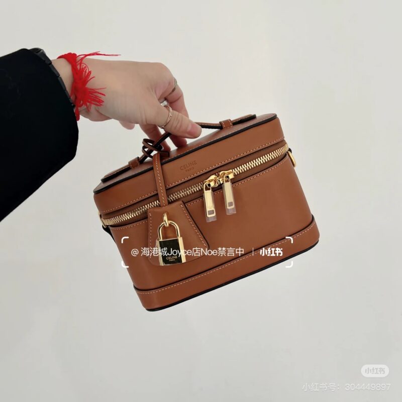 Celine small makeup bag, small box bag