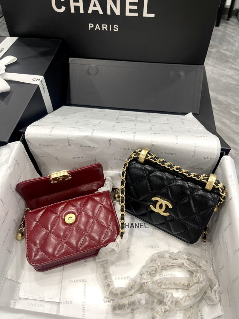 Double Gold Bead Mini Mouth Red Envelope