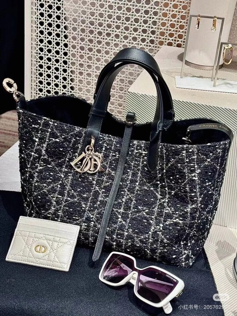 Dior new coarse woolen toujours bag, 25 new bags # Dior new