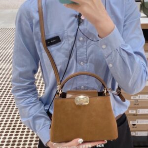 Coach's new frosted leather handbag