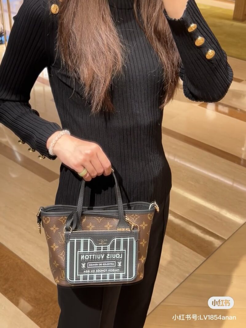 Double sided mini tote