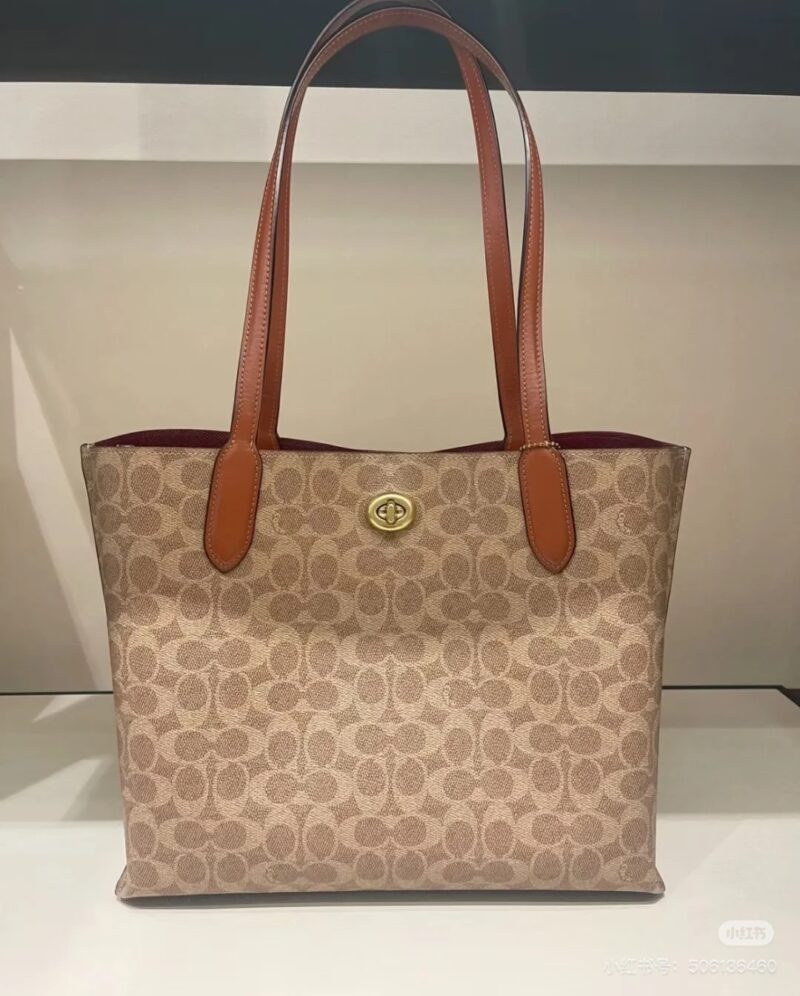 Coach shopping bag tote bag