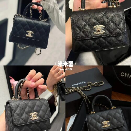Coco Mini
I saw Chanel's super mini bean bag
A little one is too obedient! The texture of the caviar skin is very good, and it is a cute little one that has been proportionally reduced. It is indeed the era of small bags, which is very suitable for p...