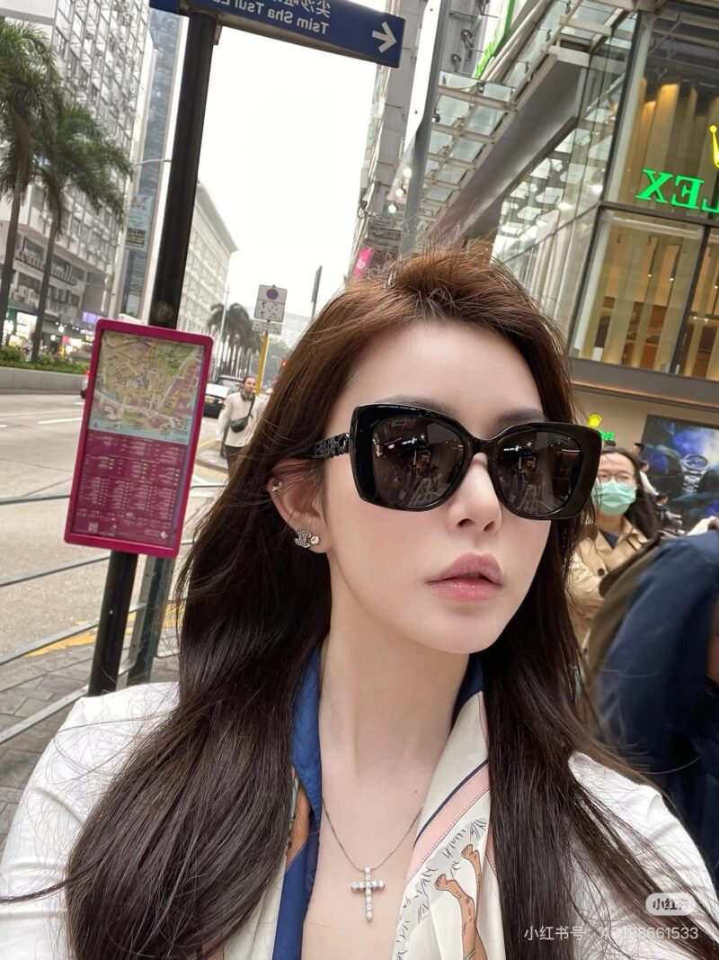 Chanel Sunglasses ch5422 Xin Zhilei Same Style Counter Out of Stock King
