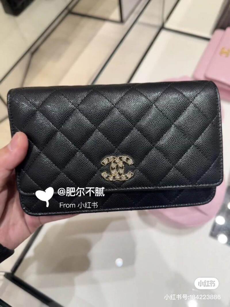 Chanel Woc Caviar 25p New Edition