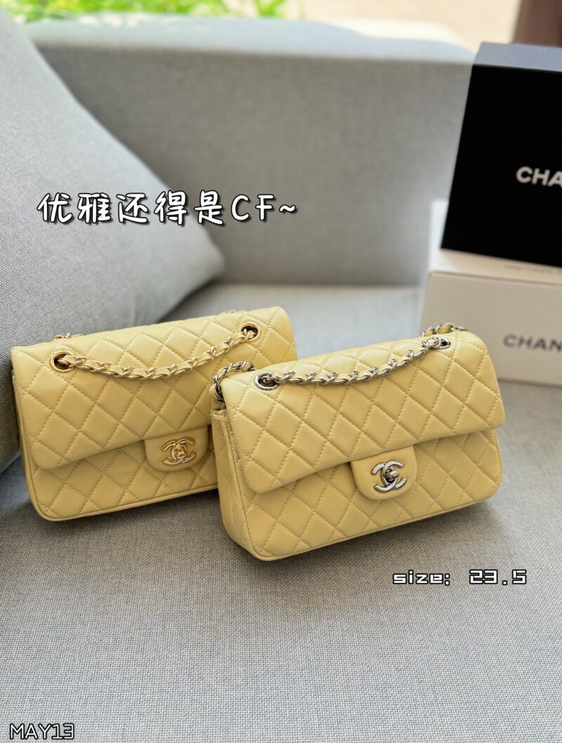 Color card ??
CHANEL Classic Flap CF Series Caviar Chain Bag with Lid Cover, Single Shoulder Crossbody Bag