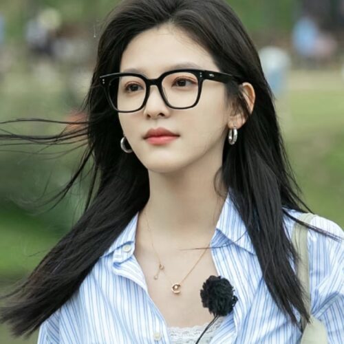 Zhang Ruonan's same GM plain face mirror