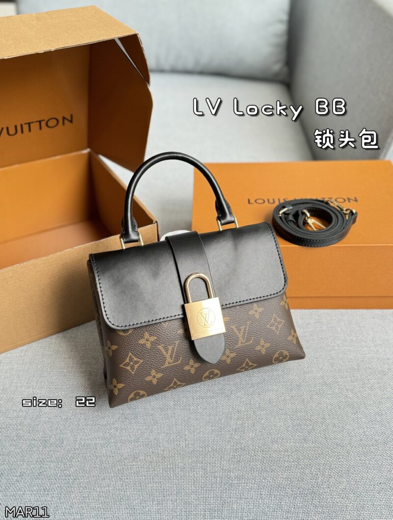 a8d2b20d6d.jpg 220 Complete Gift Box Set
size:22×15
LV Locky BB Lock Head Bag Shoulder Cross Shoulder Handbag Heavy Metal Steel Hardware 163 Variable Frequency Chip
Never buy LV locky bb lock bag because you will really fall in love with this bag
Design of cowhi...