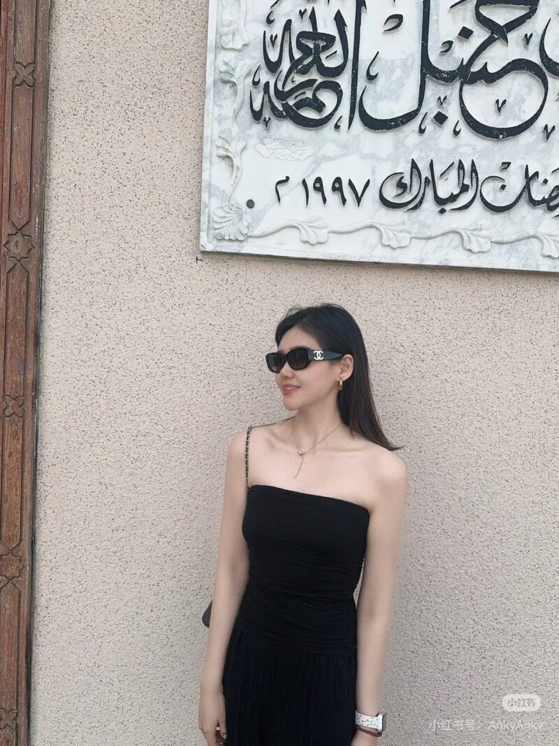 Chanel coffee colored sunglasses