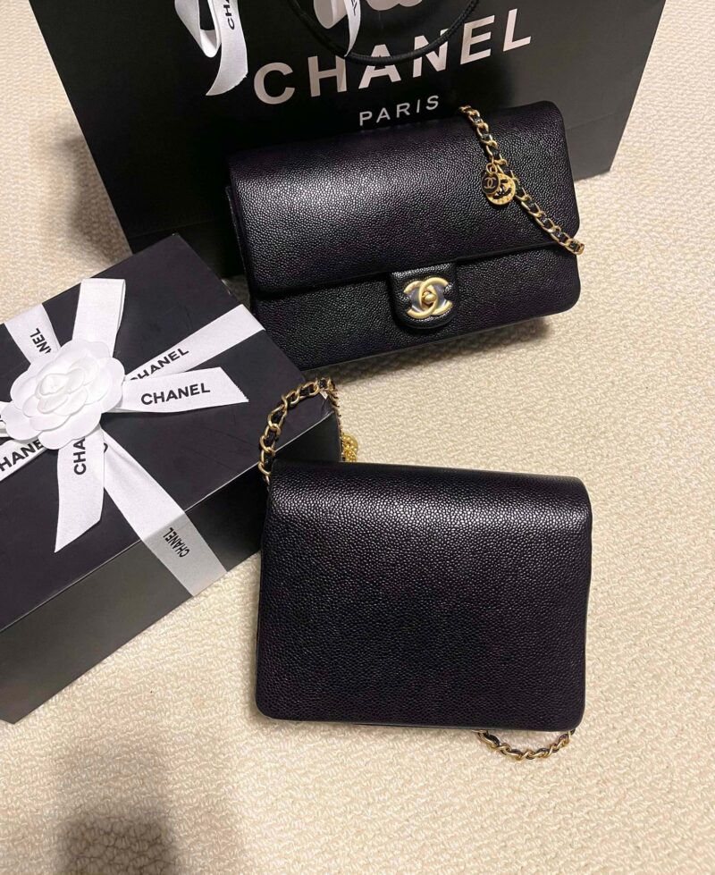 Chane1 24k CF lychee pattern
Xiaoxiangfeng handbag
No Ling Ge Jin Zhi Ni Jennie Same Style
Size：23x13cm
17x12cm