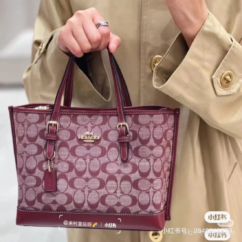 Coach Basket of Red Flowers