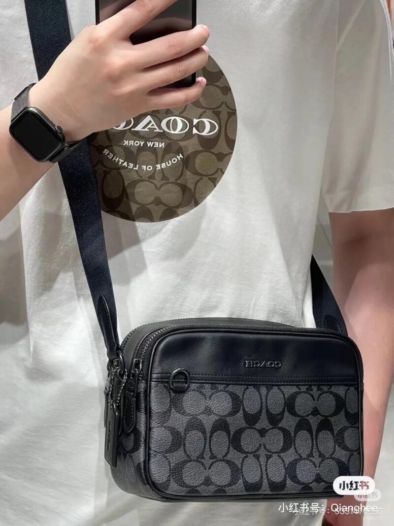 Coach Double Zipper Camera Bag