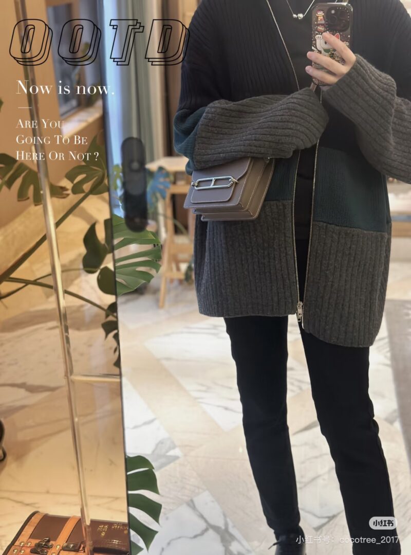 Classic pig nose crossbody bag