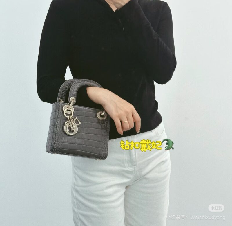 bbbe13c429.jpg Dior Lady Crocodile Pattern