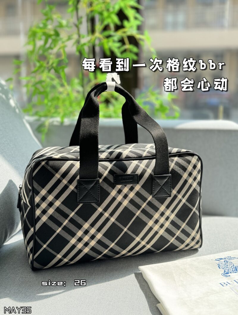 Color card ??
Burberry, Burberry plaid canvas airport bag, handbag, travel bag