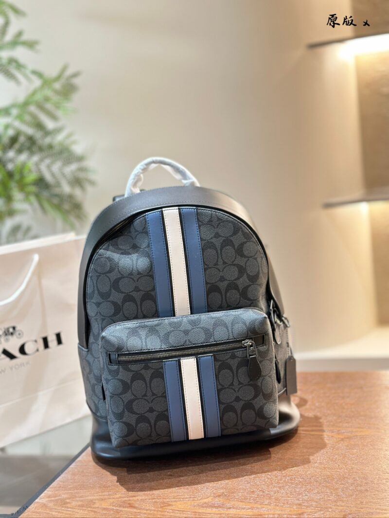 [Men's Shoulder Back] p320
Coach men's large backpack, stylish and upscale, with a size of approximately 32 * 42 * 16cm, featuring a classic logo design and a separate computer compartment for shopping Handsome back to work, hurry up and send off you...
