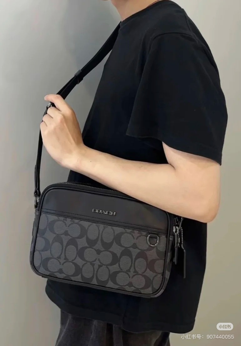 Coach Double Zipper Camera Bag