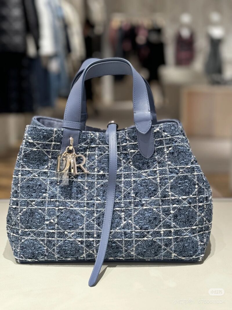 Dior new coarse woolen toujours bag, 25 new bags # Dior new